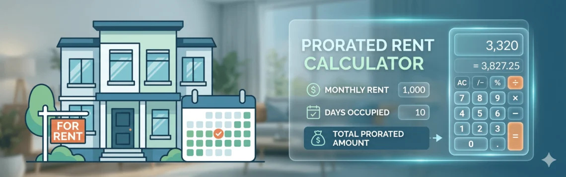 Prorated rent calculator